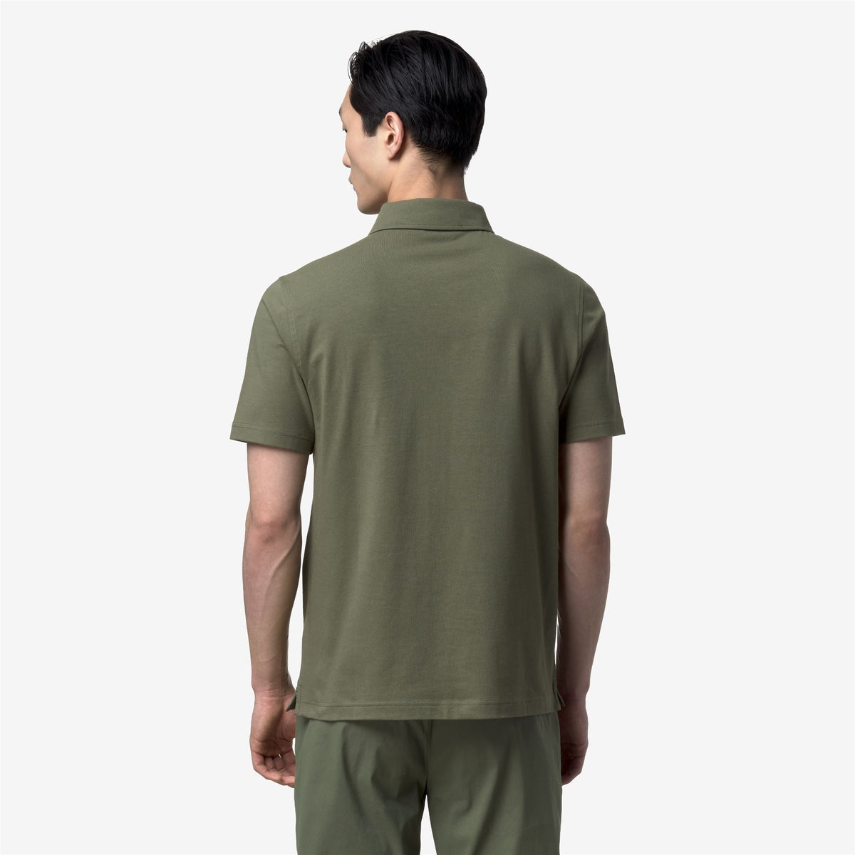 VIGGO LT STRETCH JERSEY SLIM - Polos - Polo - Homme - Green Lichen