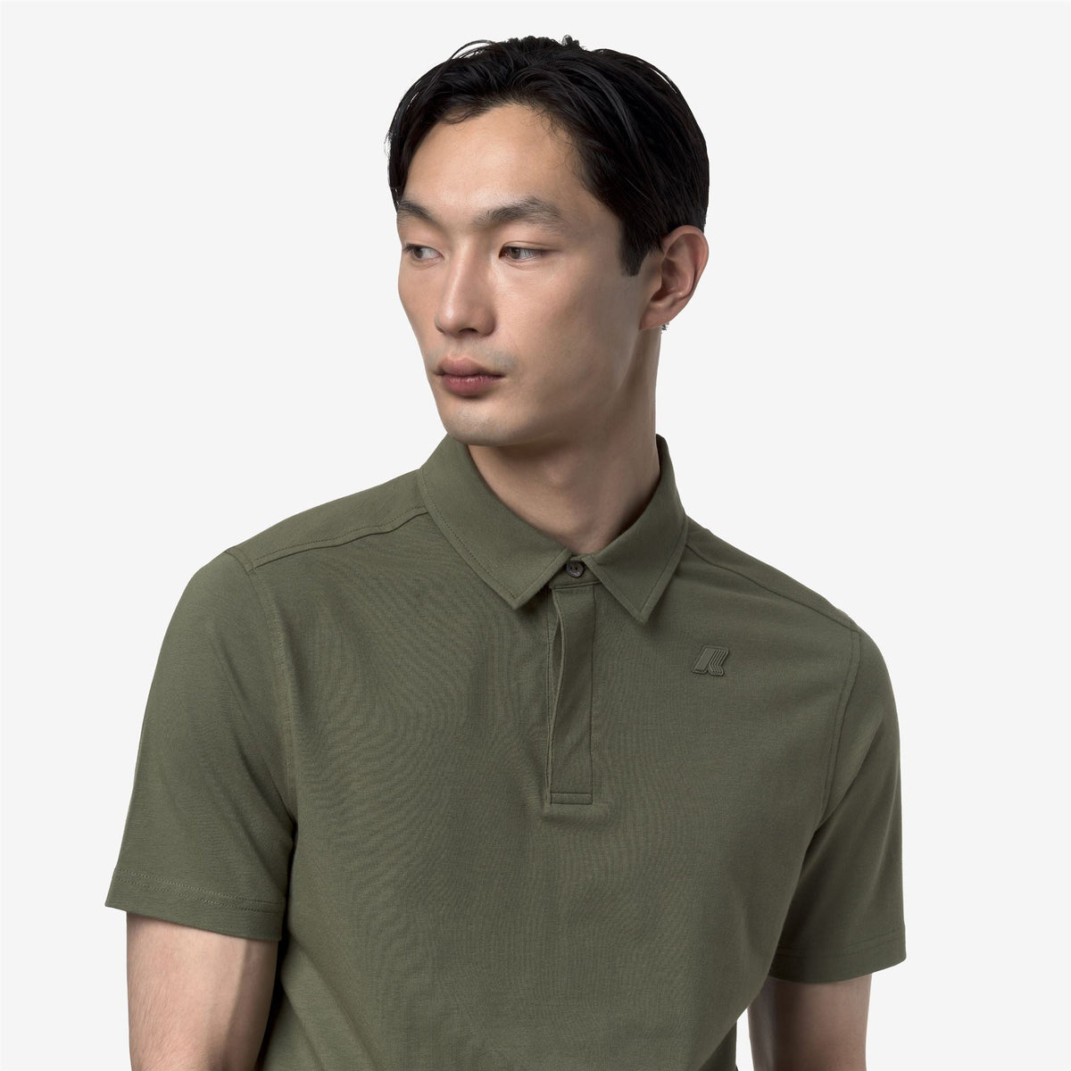 VIGGO LT STRETCH JERSEY SLIM - Polos - Polo - Homme - Green Lichen