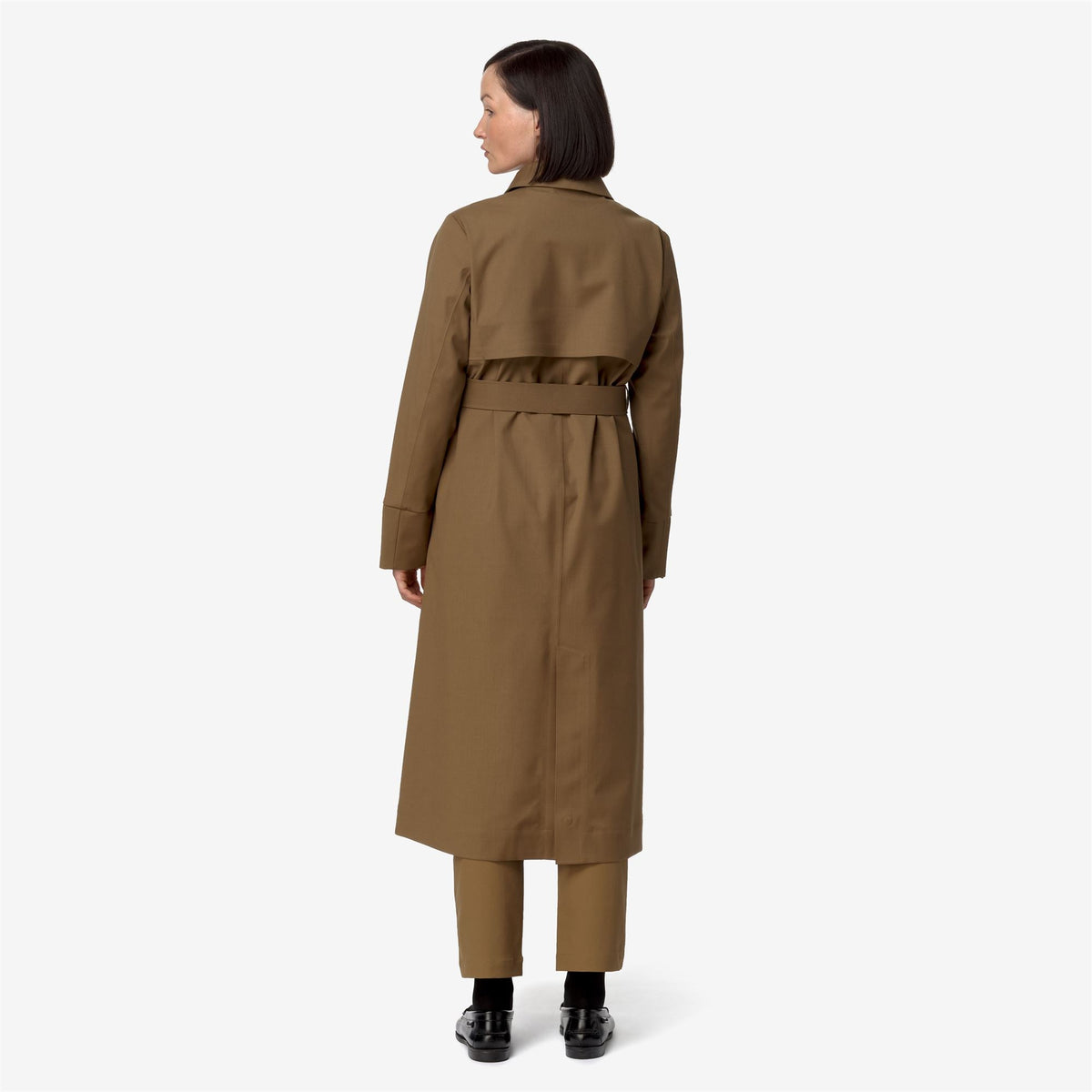 JESEL TECH WOOL BLEND - Vestes - Long - Femme - Brown Corda-Blue Depth