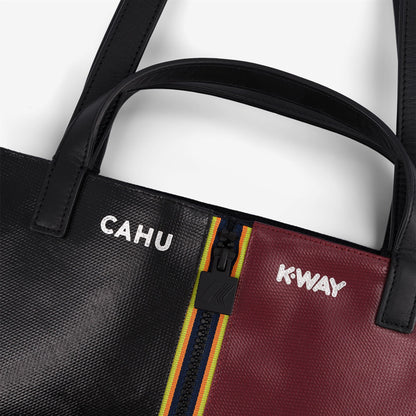 PRATIQUE LARGE - Sacs - Sac fourre-tout - Unisexe - Black-Red Dk Amaranto