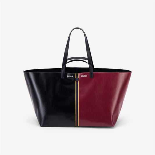 PRATIQUE LARGE - Sacs - Sac fourre-tout - Unisexe - Black-Red Dk Amaranto
