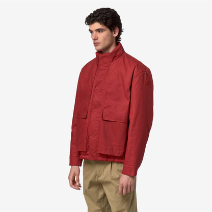 CARGI WAX COTTON NYLON - Vestes - Court - Homme - Red Dk Chili
