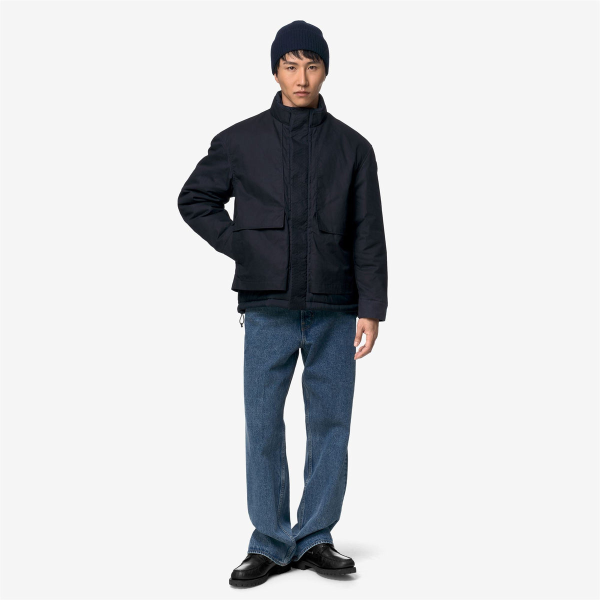 CARGI WAX COTTON NYLON - Vestes - Court - Homme - Blue Depth