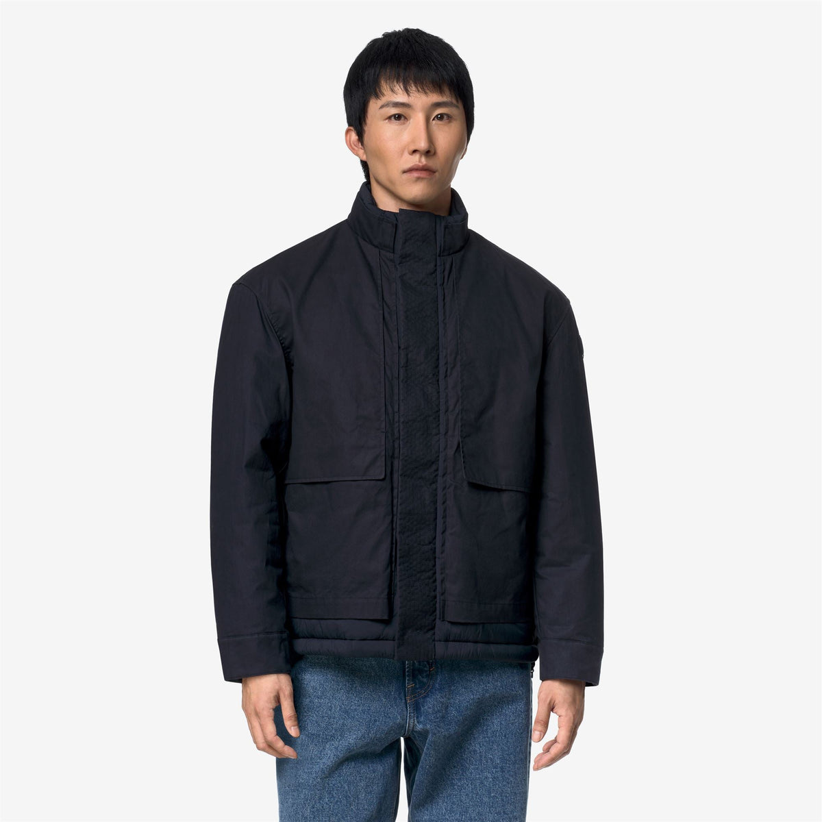 CARGI WAX COTTON NYLON - Vestes - Court - Homme - Blue Depth