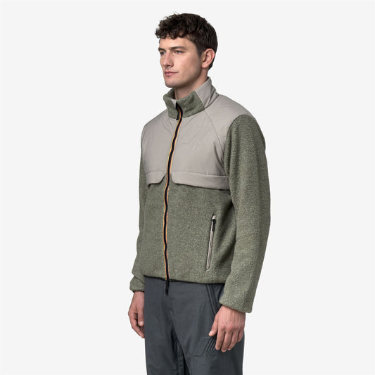 BORNES W POLAR - Polaire - Veste - Homme - Green Oak