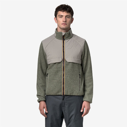 BORNES W POLAR - Polaire - Veste - Homme - Green Oak