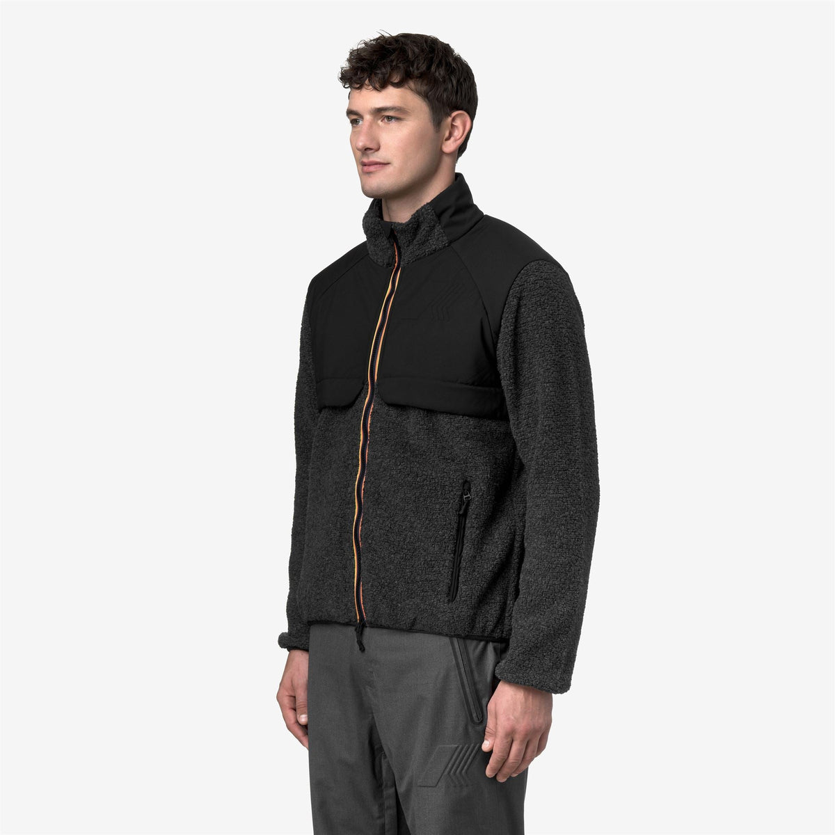 BORNES W POLAR - Polaire - Veste - Homme - Black Pure