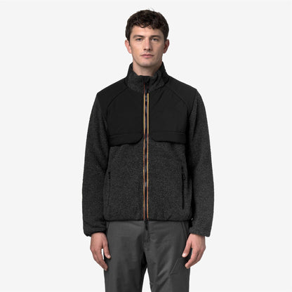 BORNES W POLAR - Polaire - Veste - Homme - Black Pure