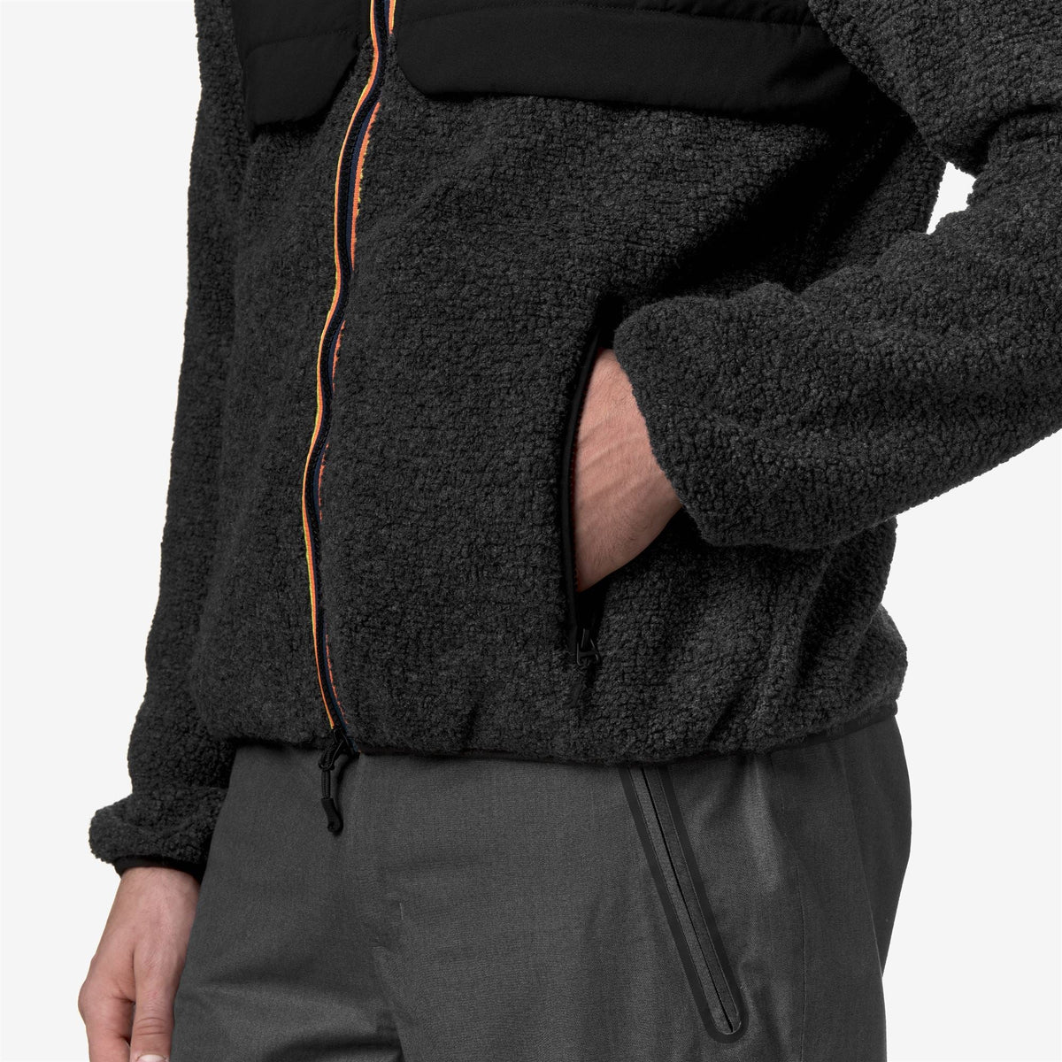 BORNES W POLAR - Polaire - Veste - Homme - Black Pure