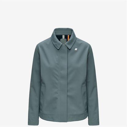 BLEIZOU BONDED - Vestes - Milieu - Femme - Green Balsam-Blue Depth
