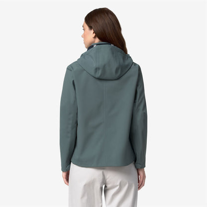 BLEIZOU BONDED - Vestes - Milieu - Femme - Green Balsam-Blue Depth