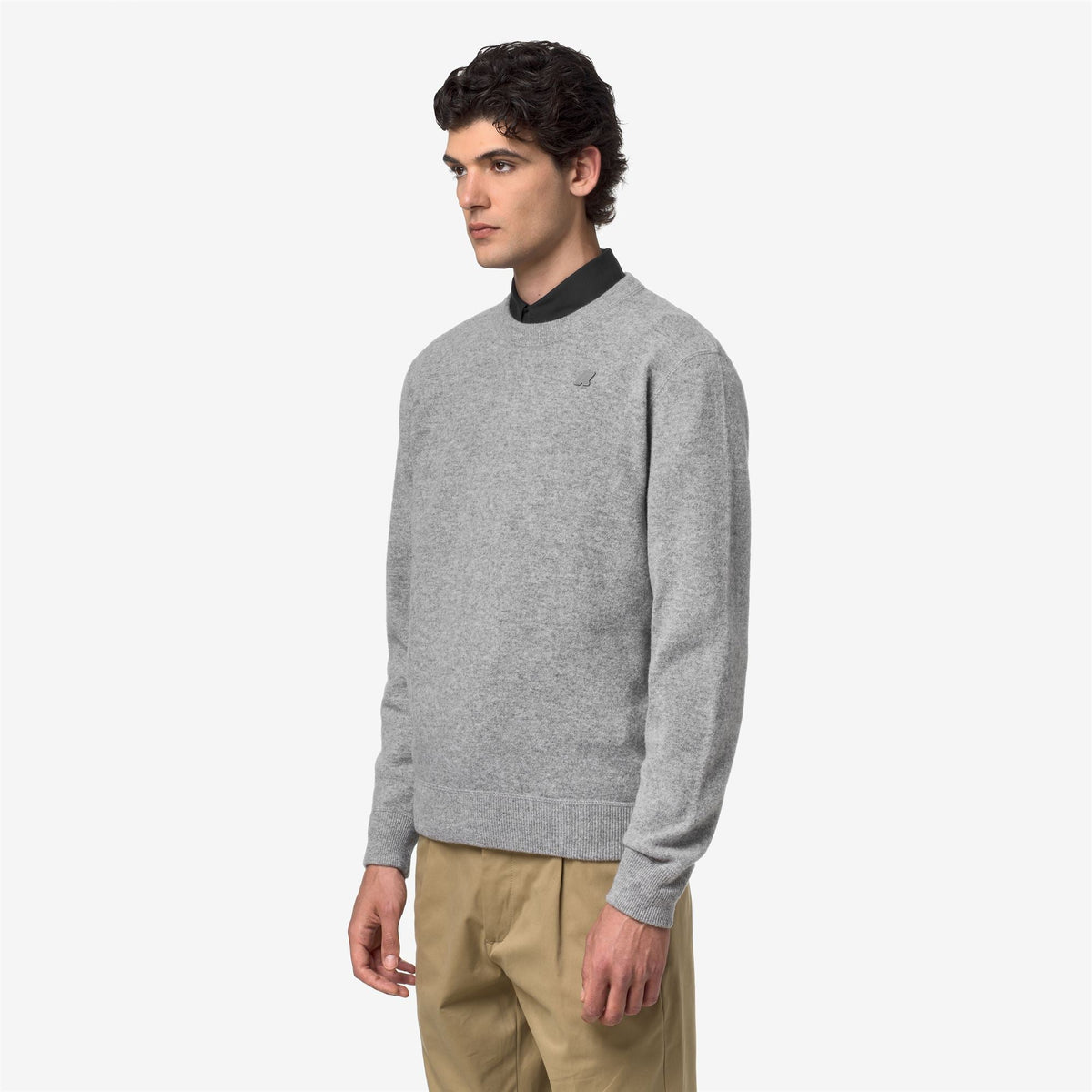 SEBASTIEN FLEECE STITCH - Maille - Pull-over - Homme - Grey Md