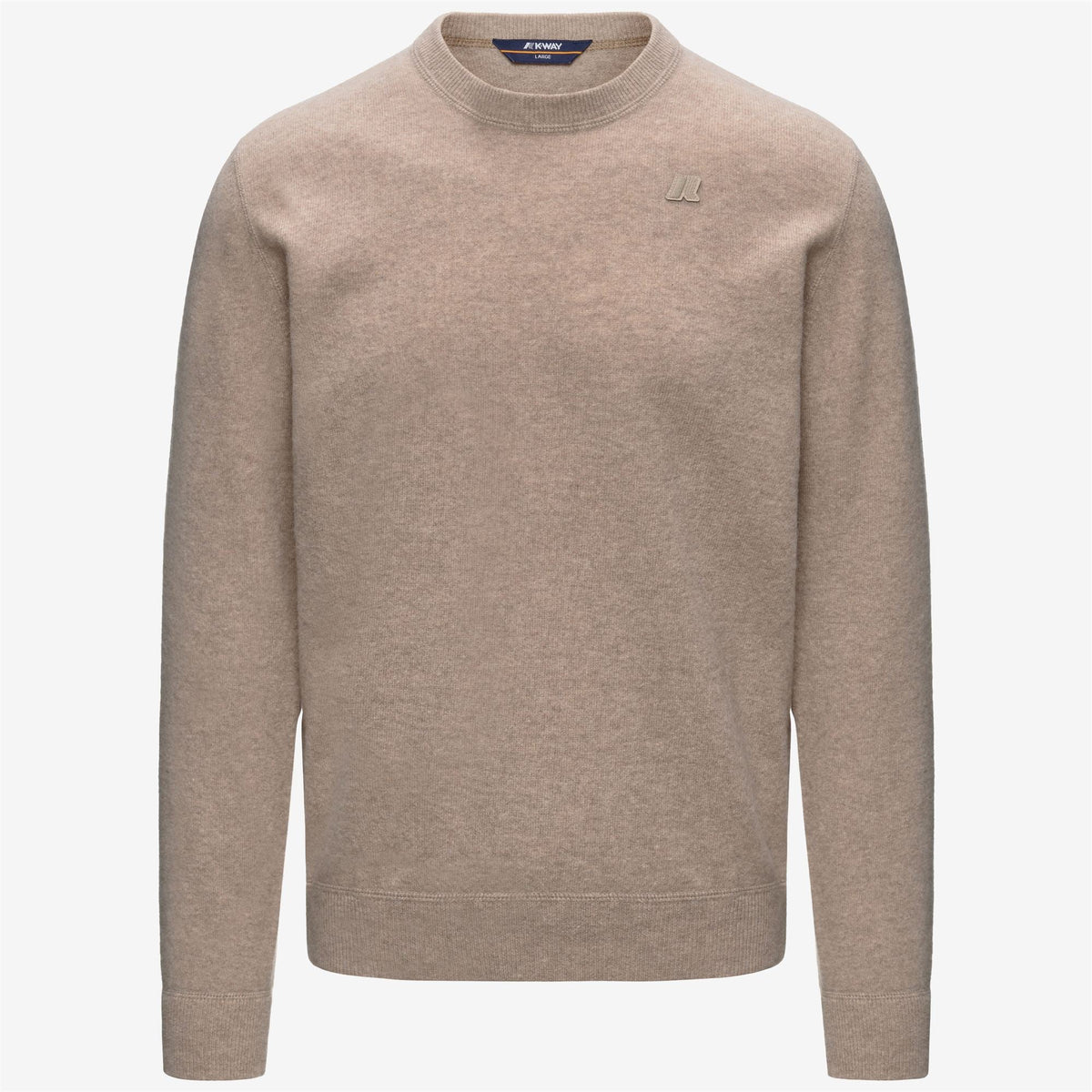 SEBASTIEN FLEECE STITCH - Maille - Pull-over - Homme - Beige Plaza