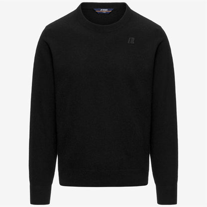SEBASTIEN FLEECE STITCH - Maille - Pull-over - Homme - Black Pure