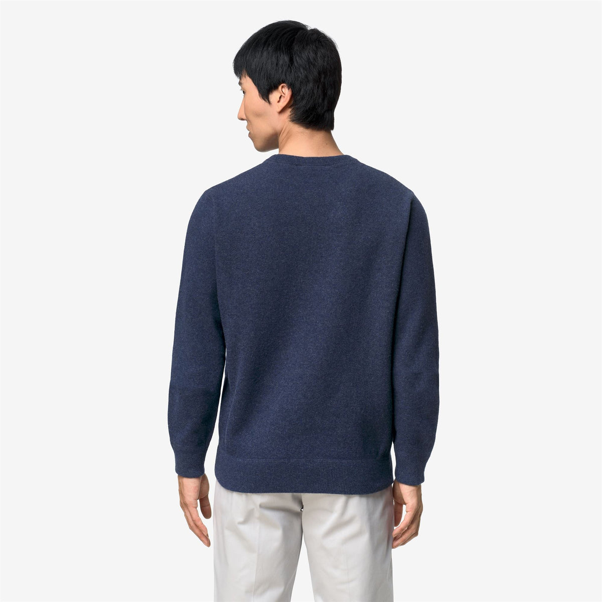 SEBASTIEN FLEECE STITCH - Maille - Pull-over - Homme - Blue Dusty