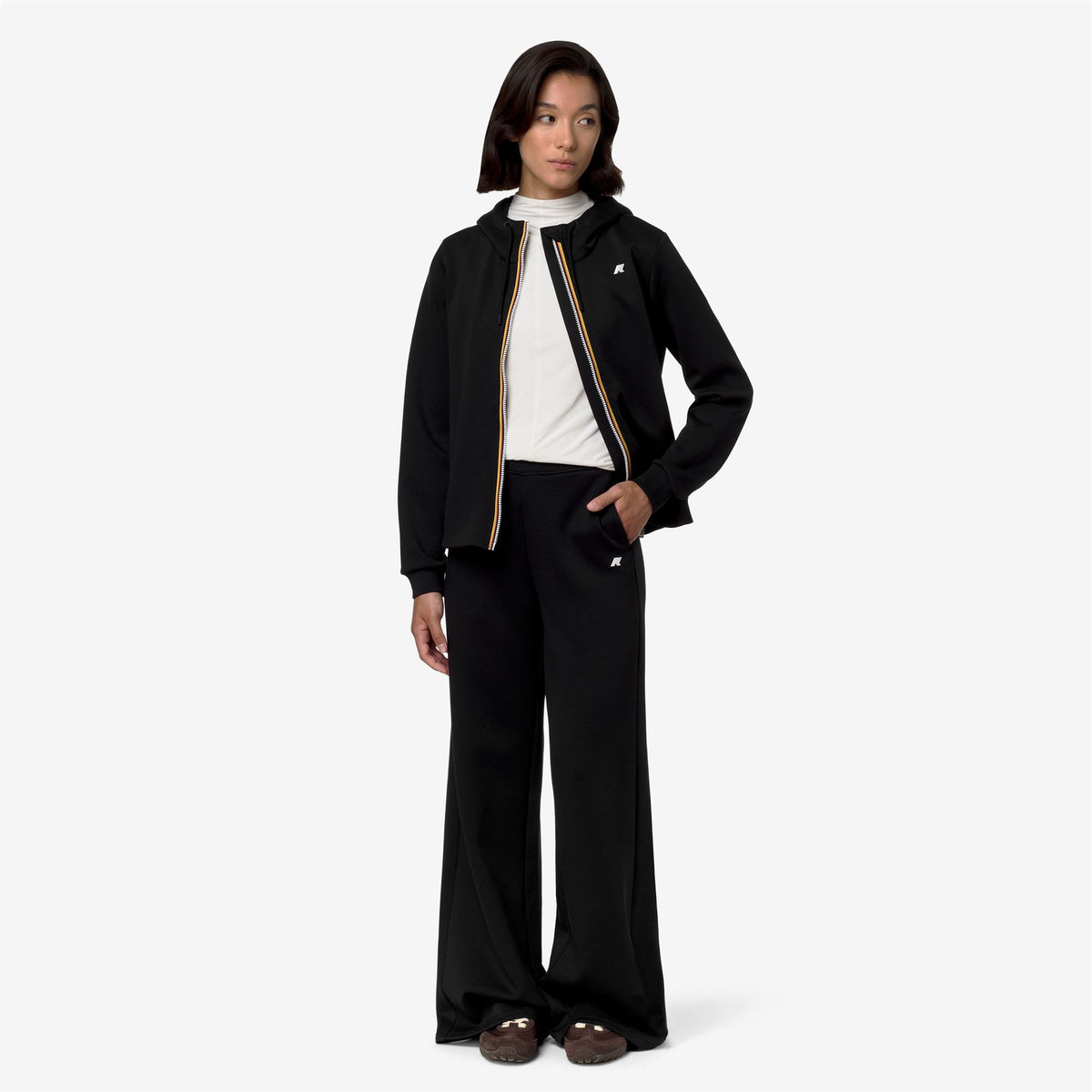 LOIRENE  LIGHT SPACER - Pantalon - Pantalons de sport - Femme - Black Pure-Black Pure