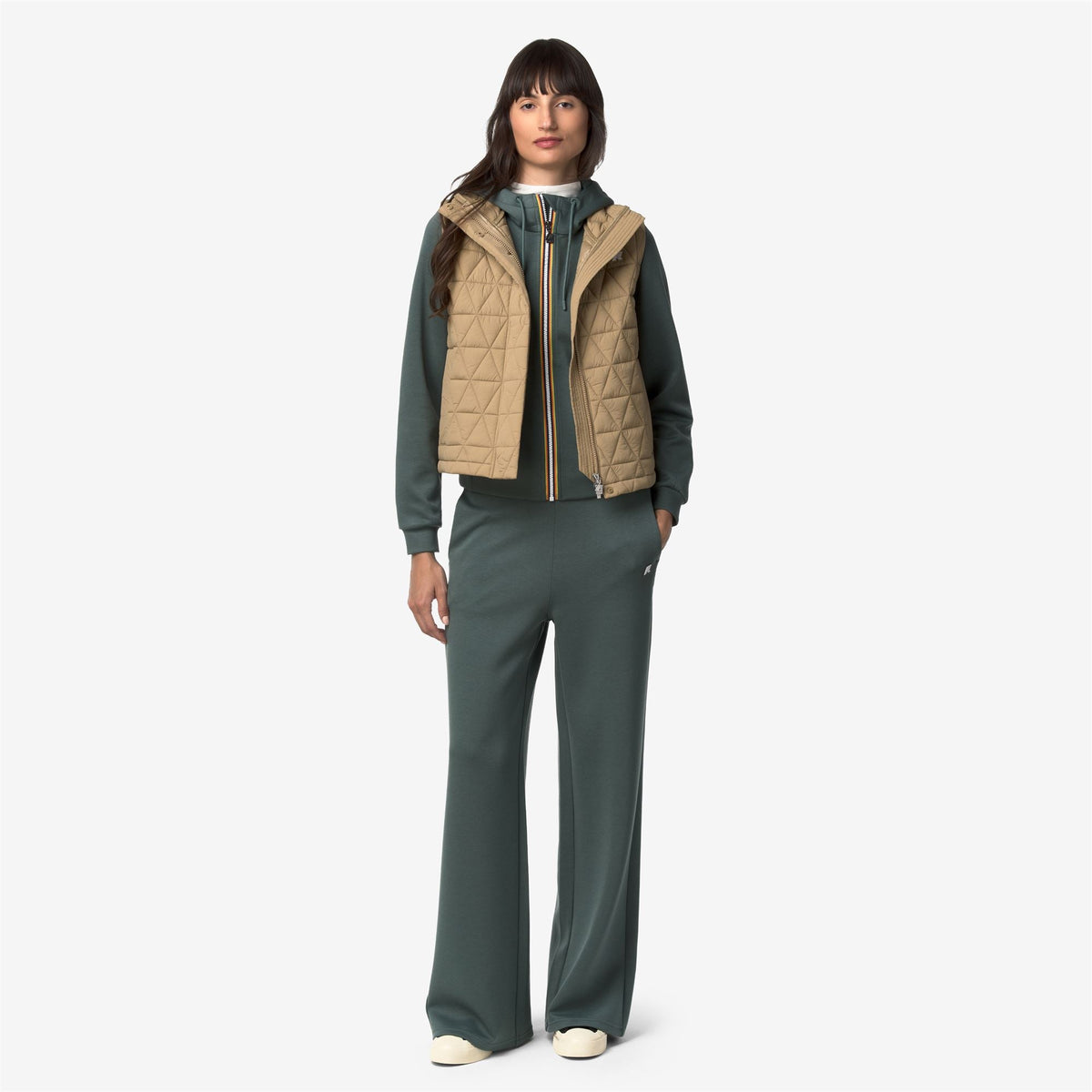 LOIRENE  LIGHT SPACER - Pantalon - Pantalons de sport - Femme - Green Balsam