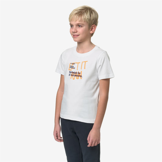 P. ODOM LET IT RAIN - T-shirts et hauts - T-shirt - Garçon - White