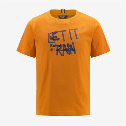 P. ODOM LET IT RAIN - T-shirts et hauts - T-shirt - Garçon - Orange Md