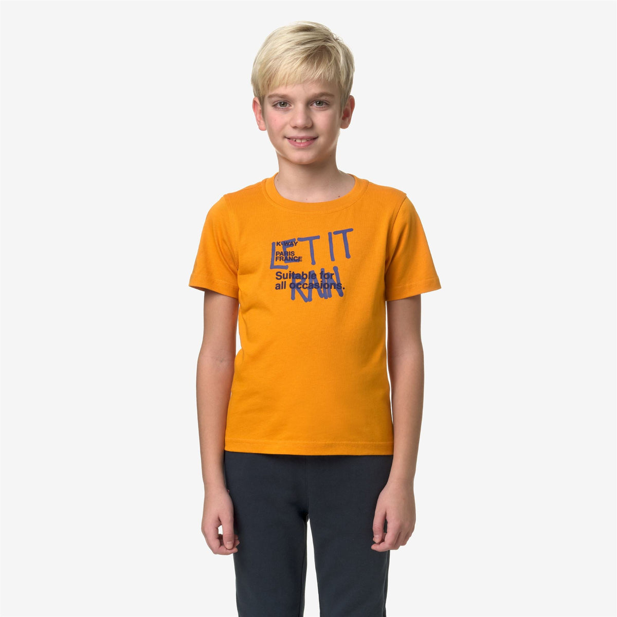P. ODOM LET IT RAIN - T-shirts et hauts - T-shirt - Garçon - Orange Md