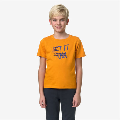 P. ODOM LET IT RAIN - T-shirts et hauts - T-shirt - Garçon - Orange Md