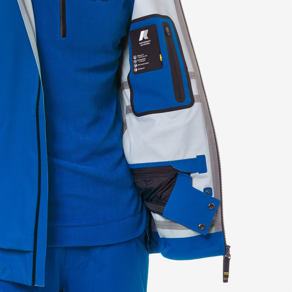 BOZEL 3 LAYERS-SHELL JACKET - Vestes - Milieu - Homme - Blue Royal Marine
