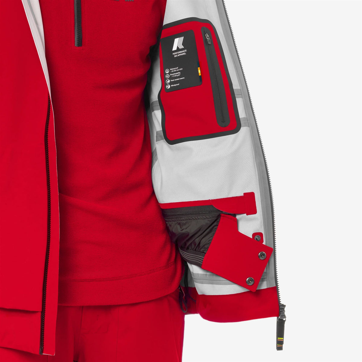 BOZEL 3 LAYERS-SHELL JACKET - Vestes - Milieu - Homme - Red