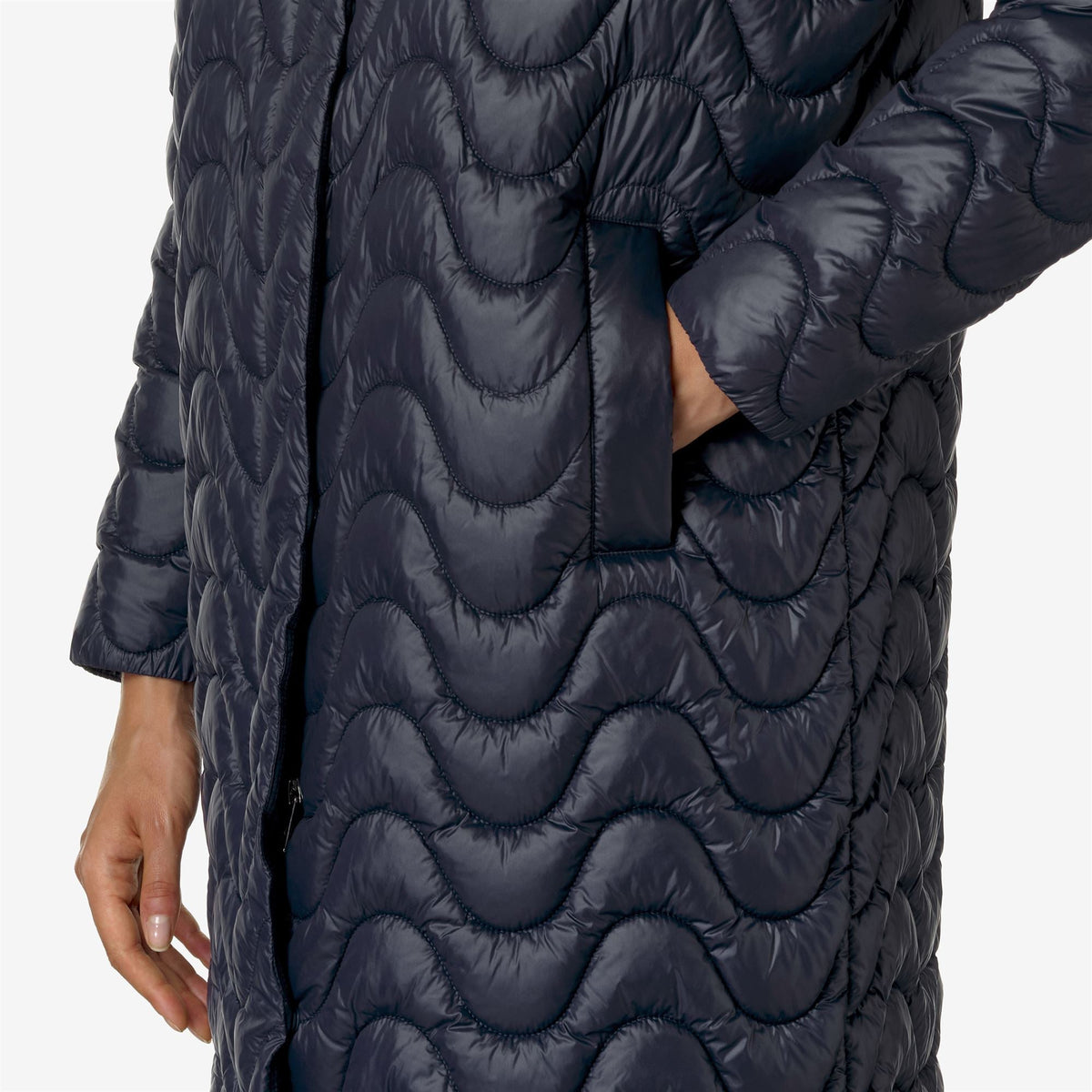 SONJA QUILTED WARM - Vestes - Long - Femme - Blue Depth