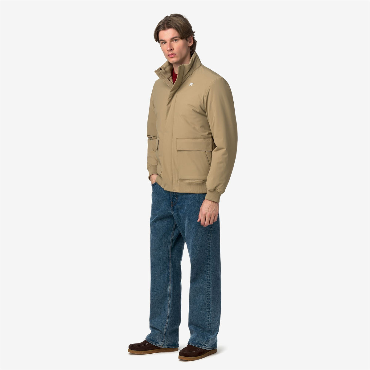 HERVE ST WARM - Vestes - Milieu - Homme - Beige Khaki