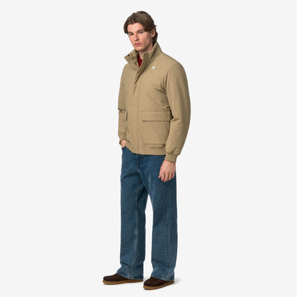 HERVE ST WARM - Vestes - Milieu - Homme - Beige Khaki