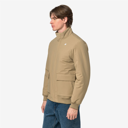 HERVE ST WARM - Vestes - Milieu - Homme - Beige Khaki