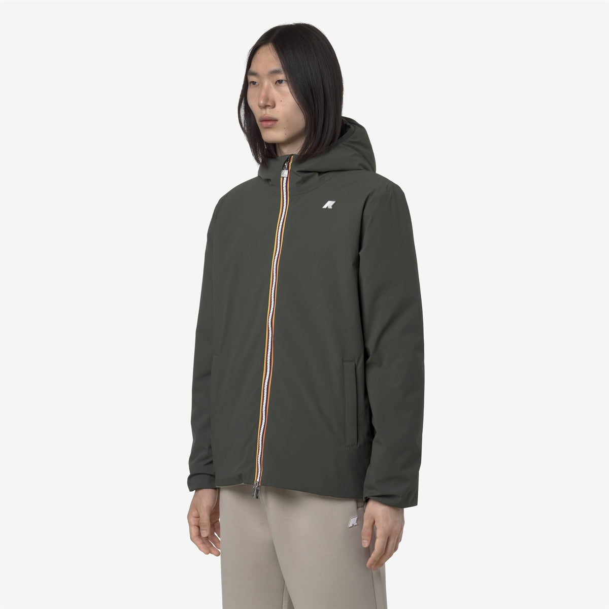 JACK ST WARM DOUBLE - Vestes - Court - Homme - GREEN BLACKISH -Green Oak