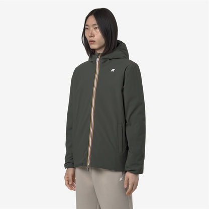 JACK ST WARM DOUBLE - Vestes - Court - Homme - GREEN BLACKISH -Green Oak