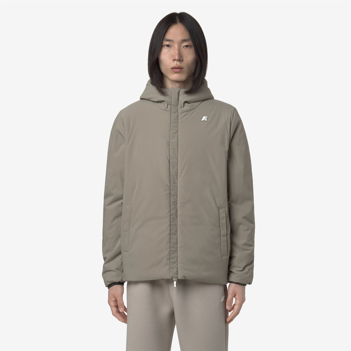 JACK ST WARM DOUBLE - Vestes - Court - Homme - GREEN BLACKISH -Green Oak