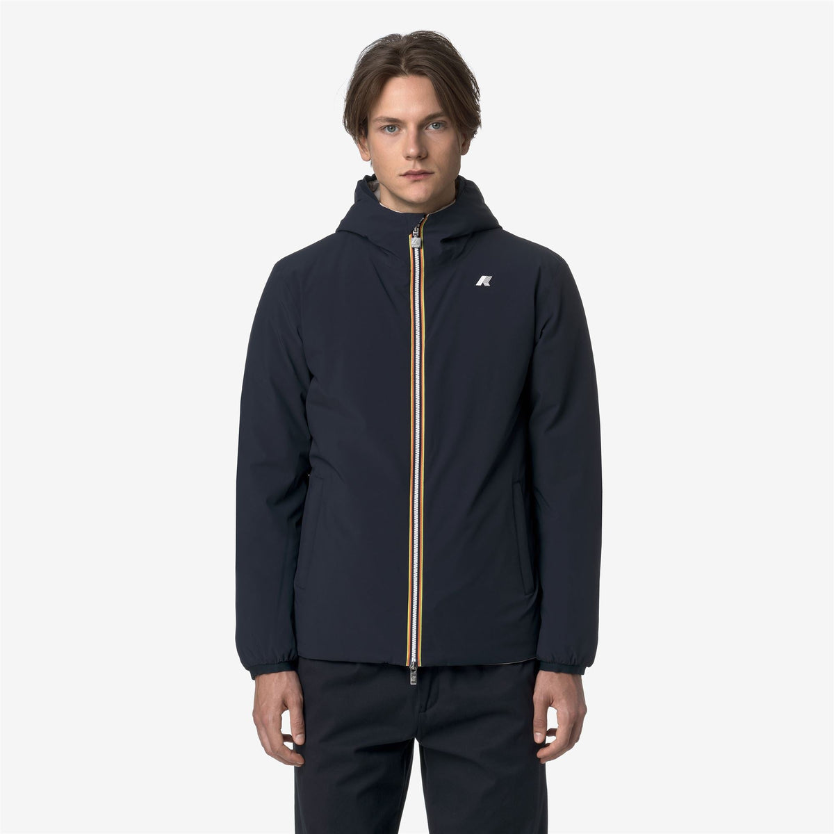 JACK ST WARM DOUBLE - Vestes - Court - Homme - Blue Depth-Beige Cashmere