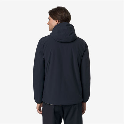 JACK ST WARM DOUBLE - Vestes - Court - Homme - Blue Depth-Beige Cashmere