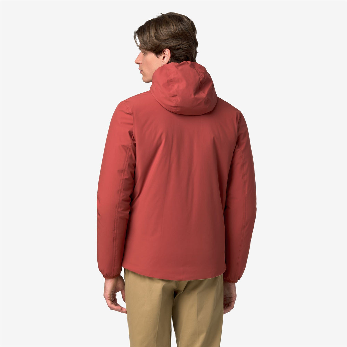 JACK ST WARM DOUBLE - Vestes - Court - Homme - Red Dk Chili-Beige Khaki