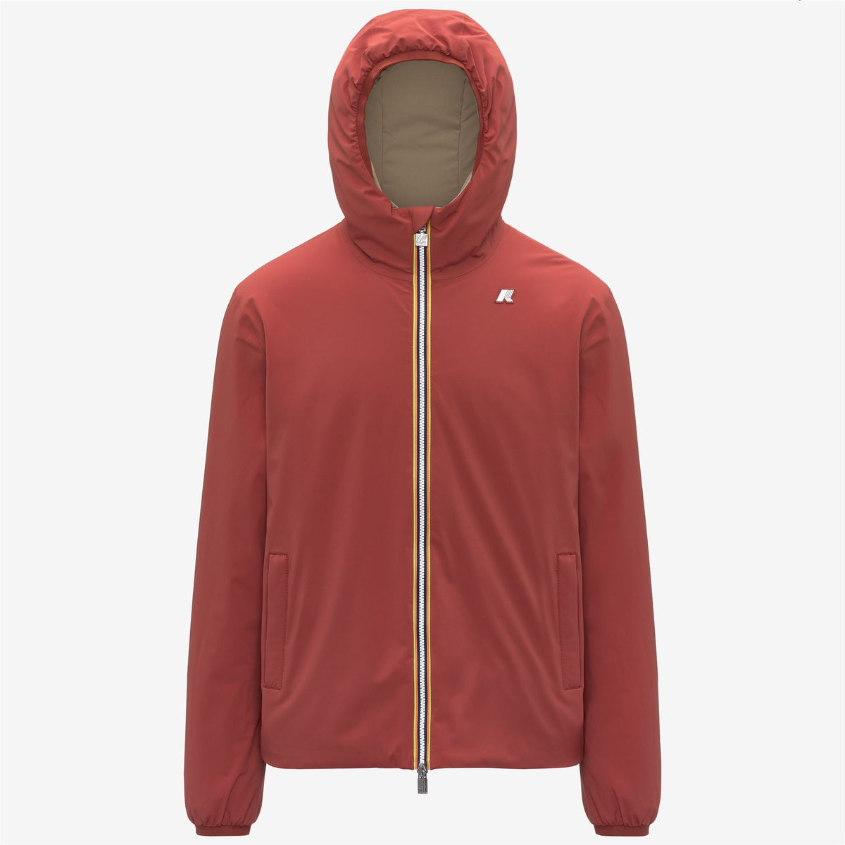 JACK ST WARM DOUBLE - Vestes - Court - Homme - Red Dk Chili-Beige Khaki