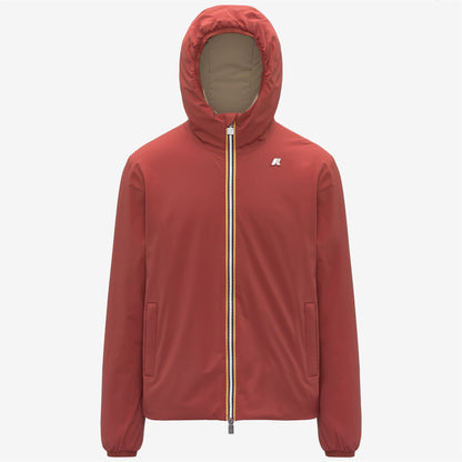 JACK ST WARM DOUBLE - Vestes - Court - Homme - Red Dk Chili-Beige Khaki