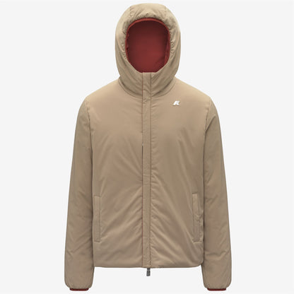 JACK ST WARM DOUBLE - Vestes - Court - Homme - Red Dk Chili-Beige Khaki