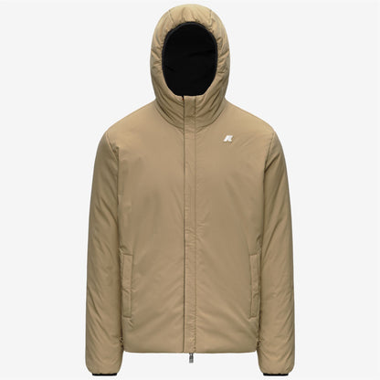 JACK ST WARM DOUBLE - Vestes - Court - Homme - Black Pure-Beige Khaki