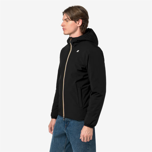 JACK ST WARM DOUBLE - Vestes - Court - Homme - Black Pure-Beige Khaki