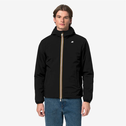 JACK ST WARM DOUBLE - Vestes - Court - Homme - Black Pure-Beige Khaki