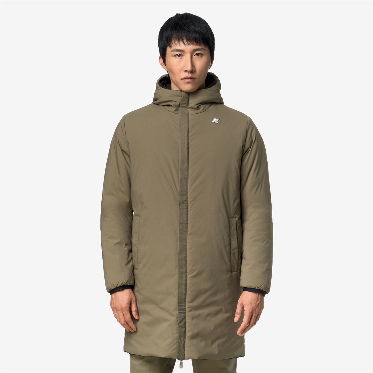 JACOB ST WARM DOUBLE - Vestes - Longueur 3/4 - Homme - Black Pure-Green Army