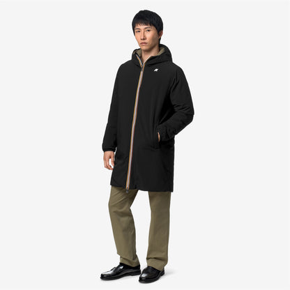 JACOB ST WARM DOUBLE - Vestes - Longueur 3/4 - Homme - Black Pure-Green Army