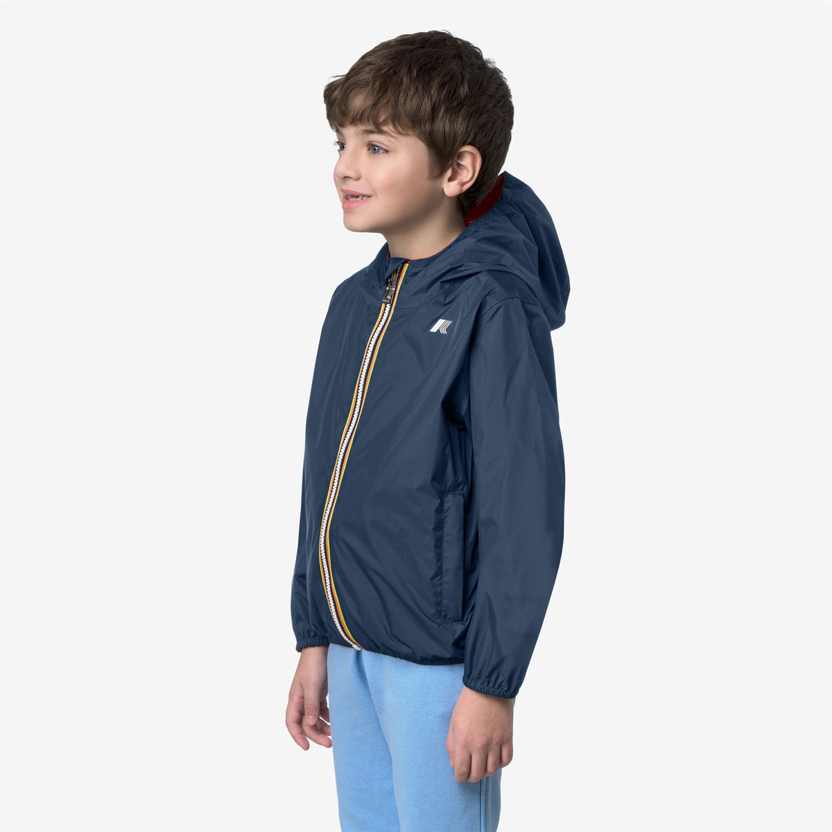 P. JAKE PLUS.2 DOUBLE - Vestes - Court - Garçon - Blue Insignia-Red Poppy