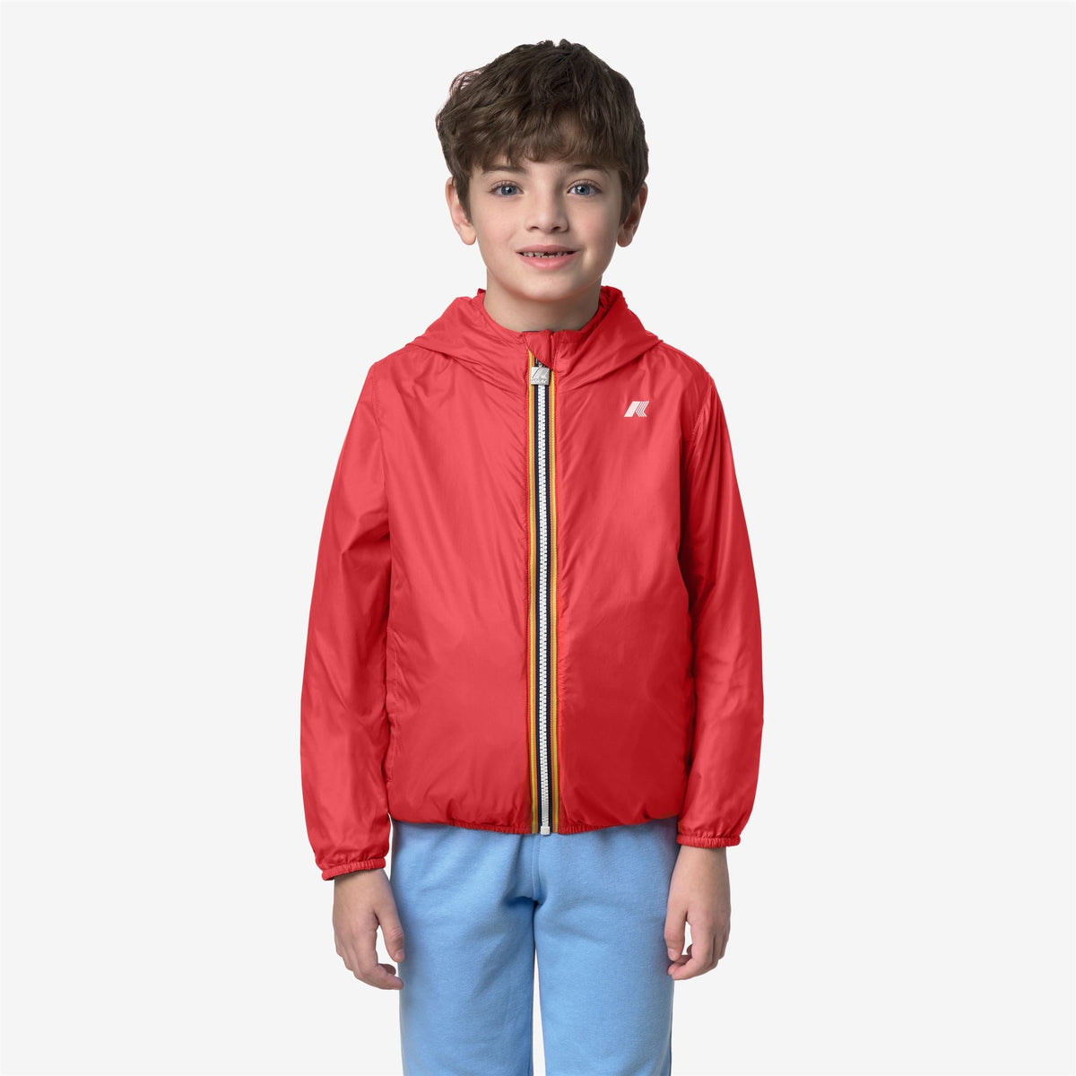 P. JAKE PLUS.2 DOUBLE - Vestes - Court - Garçon - Blue Insignia-Red Poppy