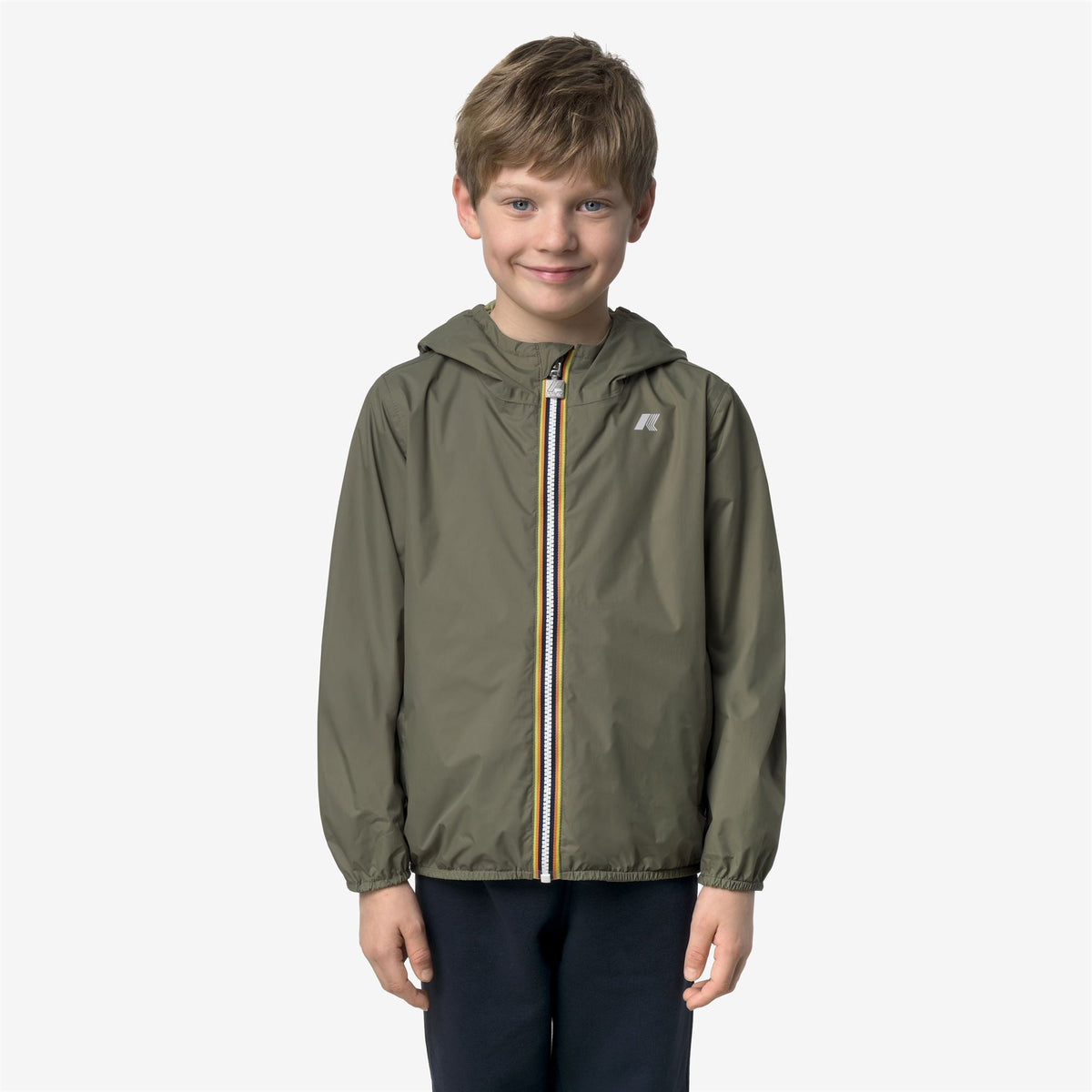P. JAKE PLUS.2 DOUBLE - Vestes - Court - Garçon - GREEN-LIME JACQUARD-Green Lichen-Green Dk Lime