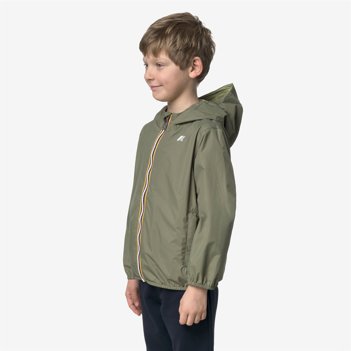 P. JAKE PLUS.2 DOUBLE - Vestes - Court - Garçon - GREEN-LIME JACQUARD-Green Lichen-Green Dk Lime