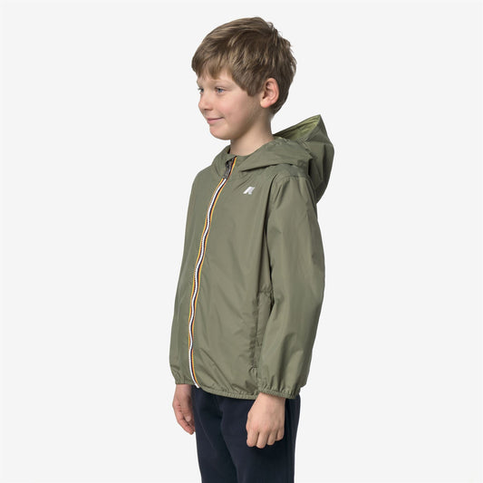 P. JAKE PLUS.2 DOUBLE - Vestes - Court - Garçon - GREEN-LIME JACQUARD-Green Lichen-Green Dk Lime